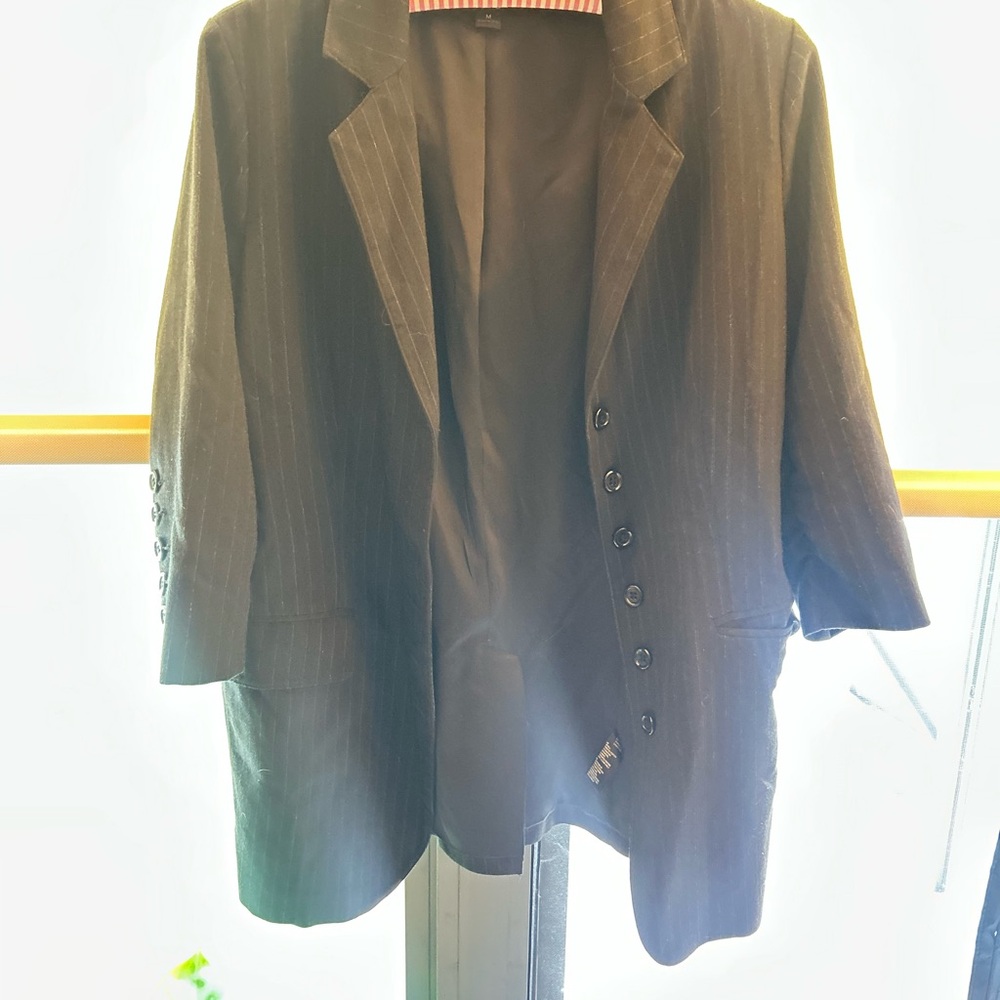 Twenty Black Pinstripe women’s Blazer